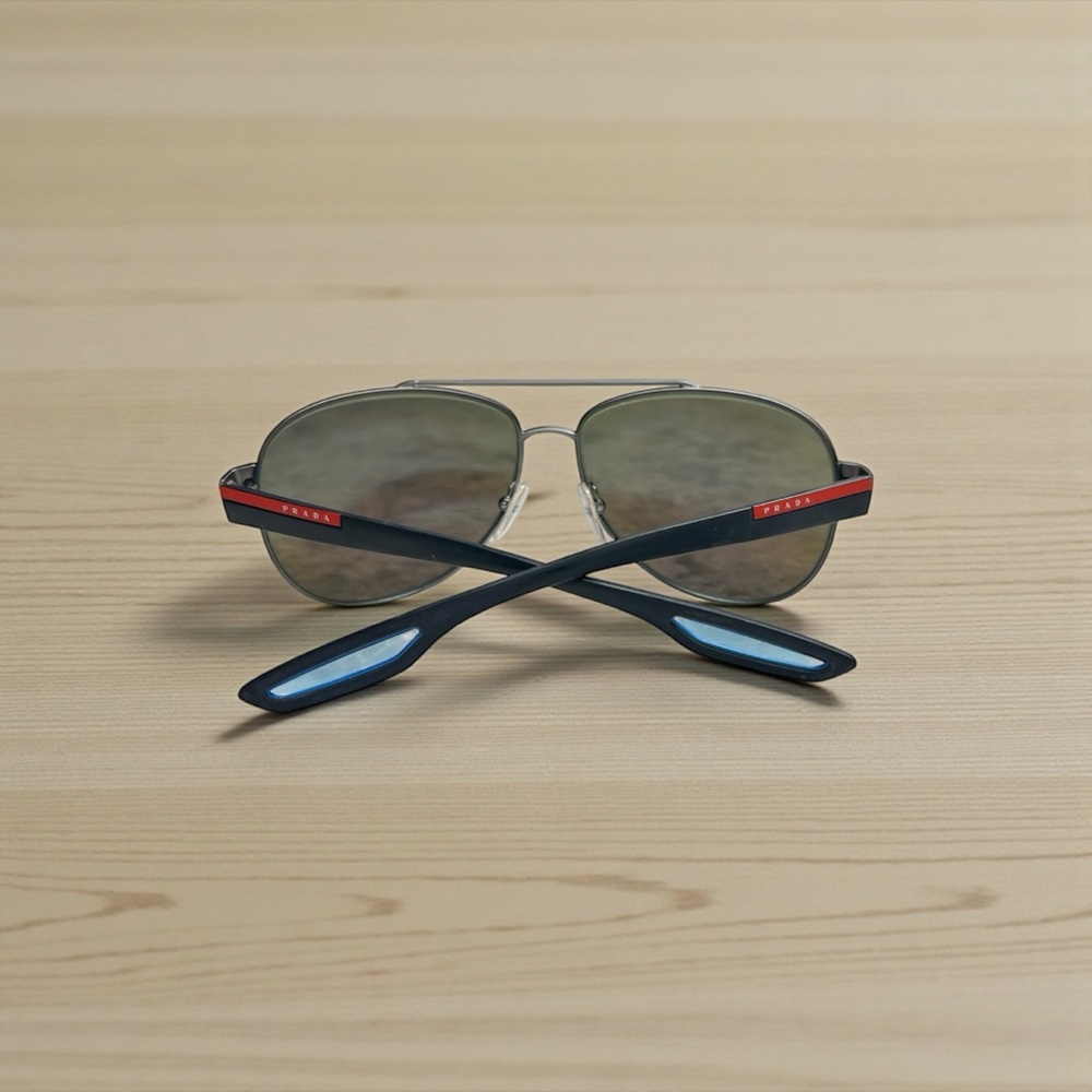 Authentic Prada Sunglasses with Blue Lenses - Picture 3 of 5